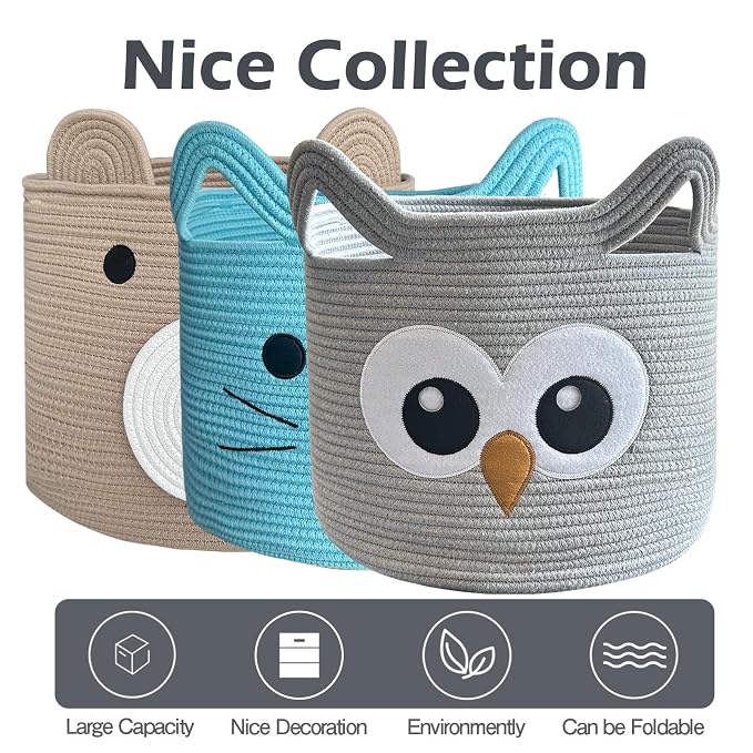 VK VK·LIVING Owl Storage Basket - Image 7