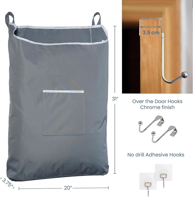 The Fine Living Co. X-Large Hanging Laundry Hamper - Image 2