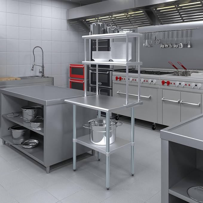 AmGood Double OverShelf Stainless Steel NSF - Image 6