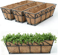LX7 3 Pack Hanging/Wall-Mounted Planters Baskets by LX7