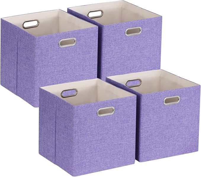 Foldable Cube Storage Bin Organizing Baskets Cubby Boxes Fabric Storage Cubes by ORGMASTER