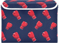 Kcldeci Storage Box with Lid Red Boxing Glove Storage Bins Organizer Container by Kcldeci