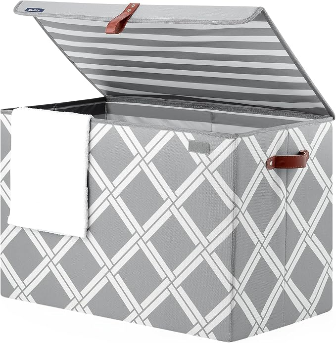 Nautica - Laundry Basket, Large Foldable Hamper & Storage Bin - Image 4