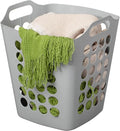 Flexible Plastic Laundry Basket by Basicwise