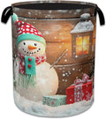 Christmas Laundry Basket, Oxford Cloth Snowman Laundry Hamper by Unknown
