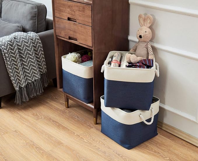 DECOMOMO Cube Storage Bins 13x13 Storage Cubes - Image 5