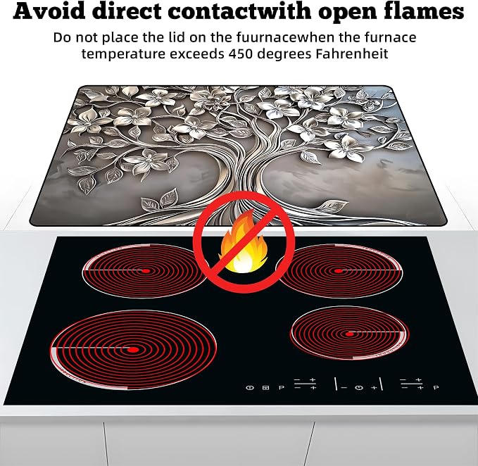 Multi-Design Stove Top Cover for Glass/Electric Stoves - Image 3