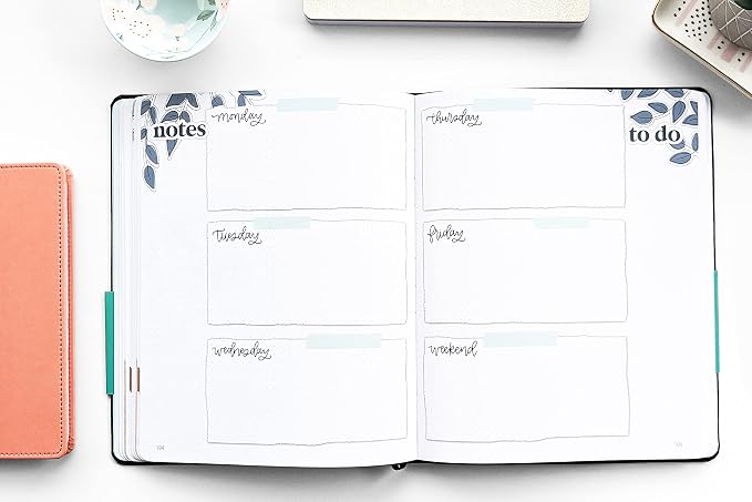Weekly Planner - Cute Dot Bullet Paper Planner Notebooks and Journal - Image 3