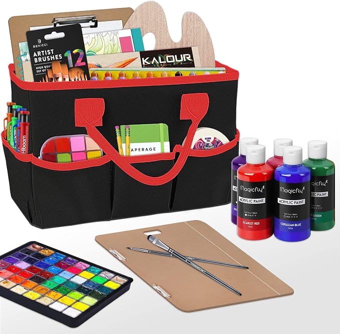 Godery Desktop Tote and Organizer, Teacher Helper caddy Bag - Image 8