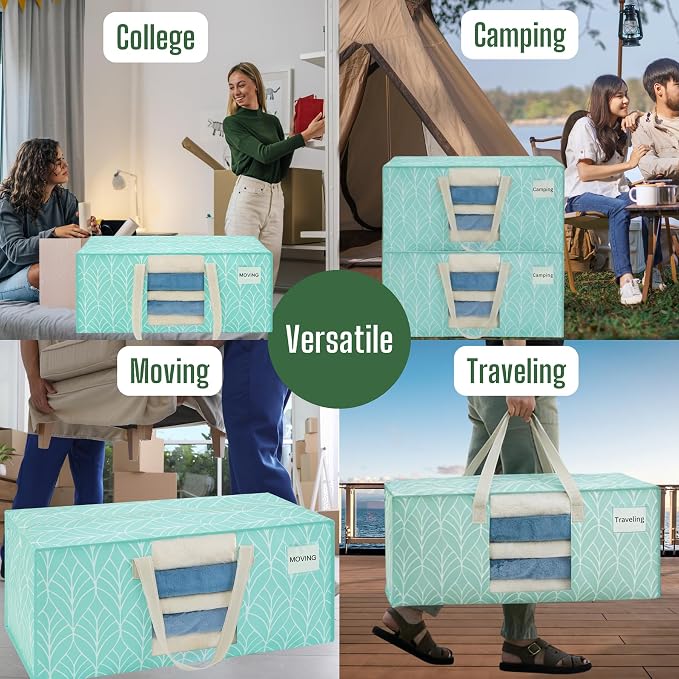 VENO 6 Pack Heavy Duty Moving Bags, Storage Bins - Image 7