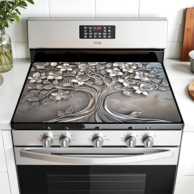 Multi-Design Stove Top Cover for Glass/Electric Stoves by AOHMPT