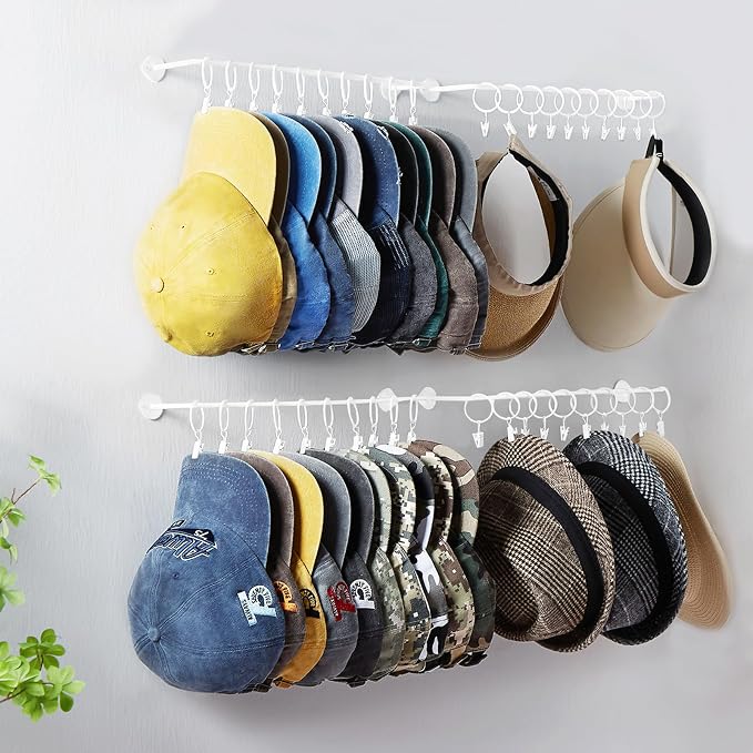 Hat Rack Wall Cap Organizer - Image 9