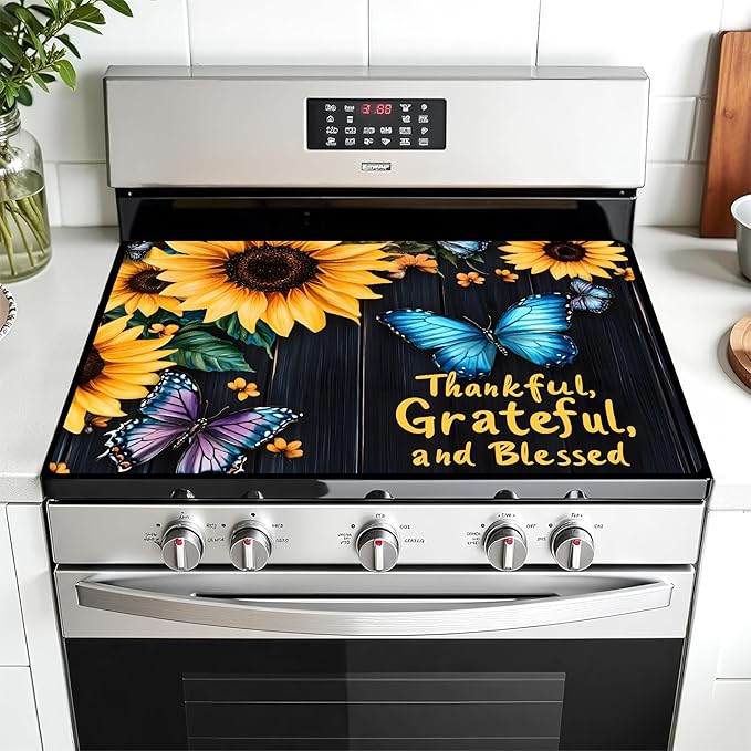 Multi-Design Stove Top Cover for Glass/Electric Stoves by AOHMPT