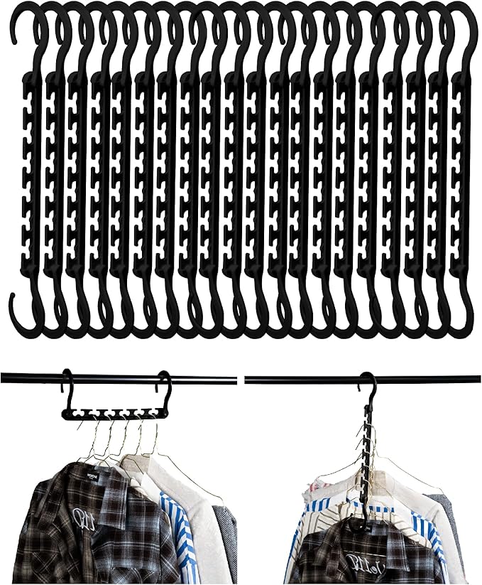 Mr. Pen- Space Saving Hangers for Clothes, Plastic Multi Clothes Hangers Space by MrPen