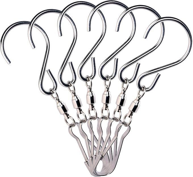 HS's Creation 6 Pack S Hook Clip Swivel by HSsCreation