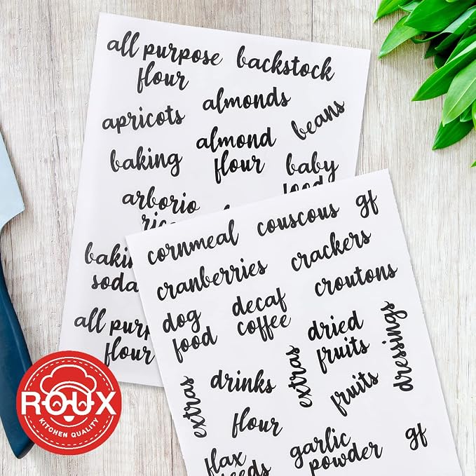 Kitchen Pantry Labels for Food Storage Containers - Image 7