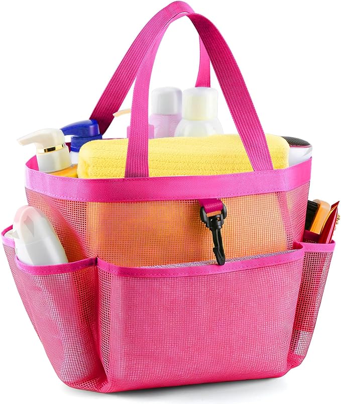 Mesh Shower Caddy Portable for College Dorm Room Essentials by LOYEE