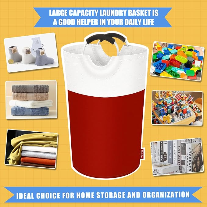 125L Laundry Basket, Collapsible Laundry Hamper - Image 5