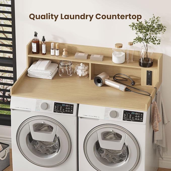 Upgraded 2-Tier Washer and Dryer Countertop - Image 5