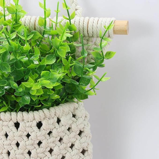 2 Packs Macrame Wall Planters - Image 6