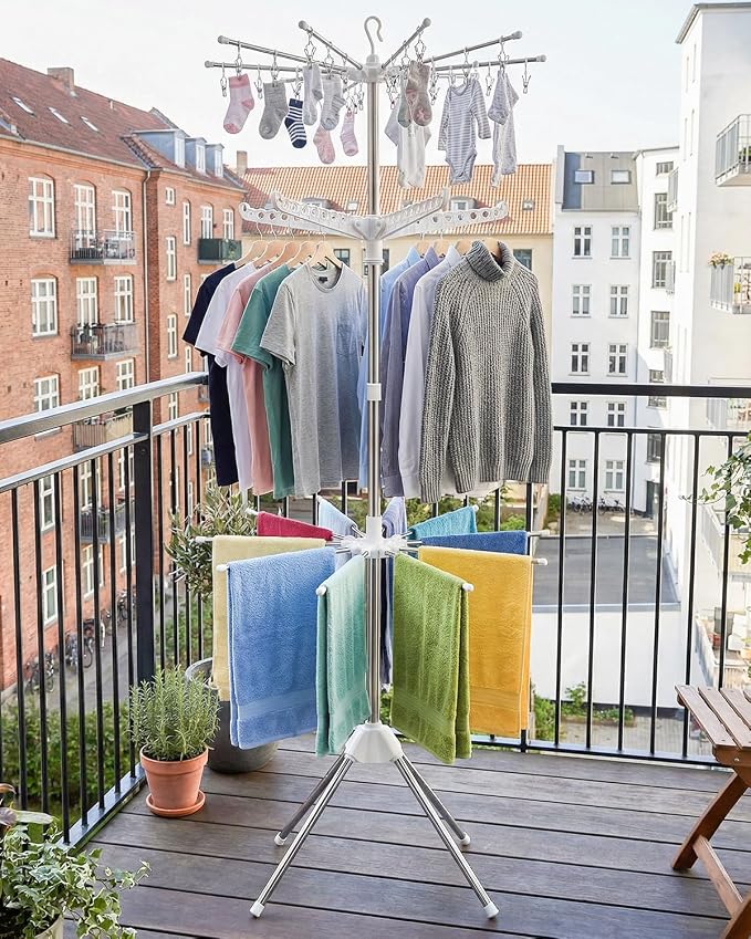 Foldable Clothes Drying Rack - Image 4