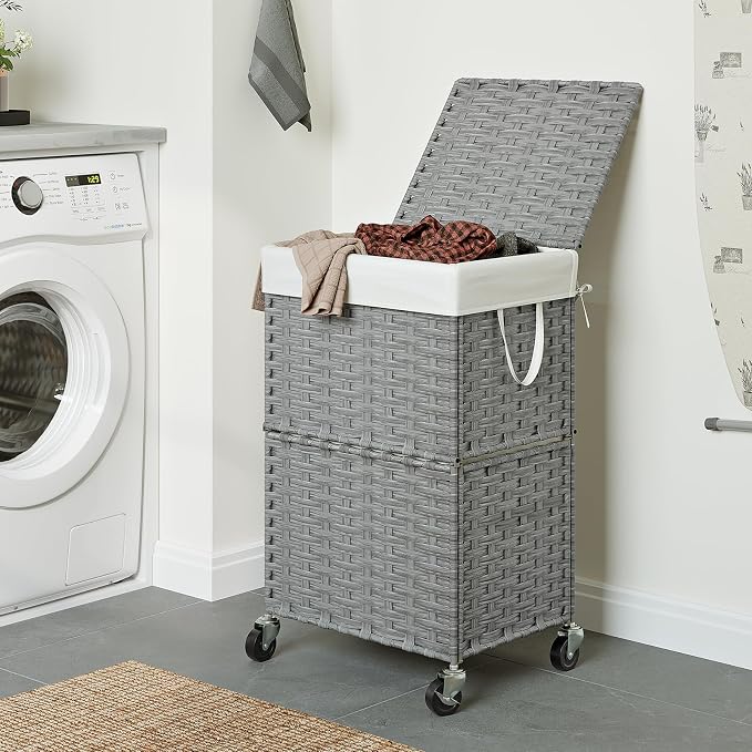 Chrislley 90L Slim Laundry Hamper - Image 6
