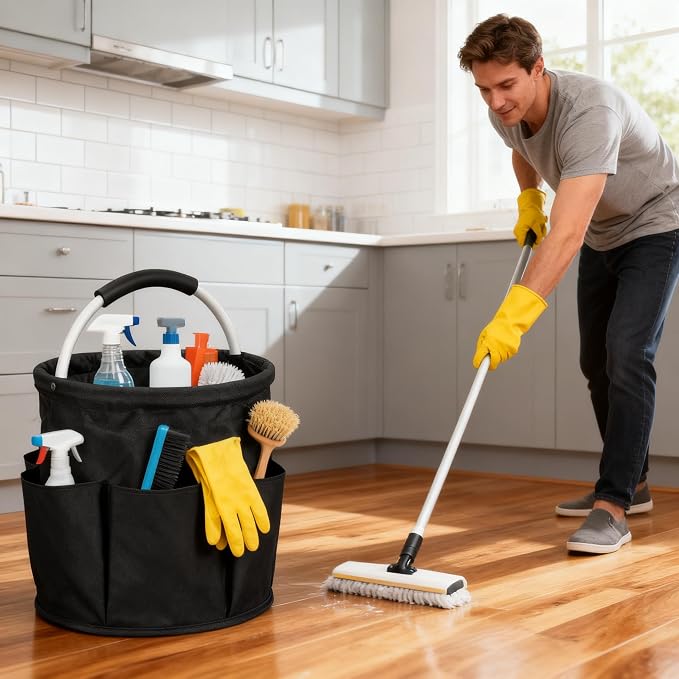 17L Foldable Cleaning Caddy - Image 3