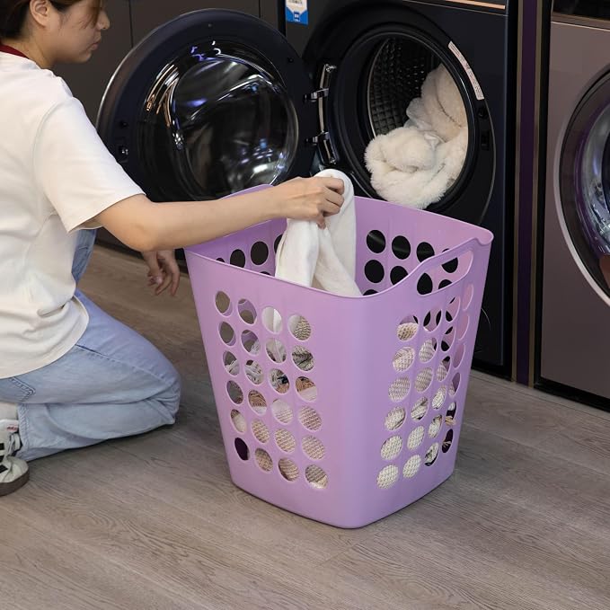 Flexible Plastic Laundry Basket - Image 2