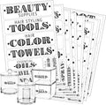 Talented Kitchen Farmhouse Bathroom Label Stickers by TalentedKitchen