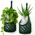 Macrame Wall Plant Hanger, Hanging Planter Basket Holder, Wall Planters by Unknown