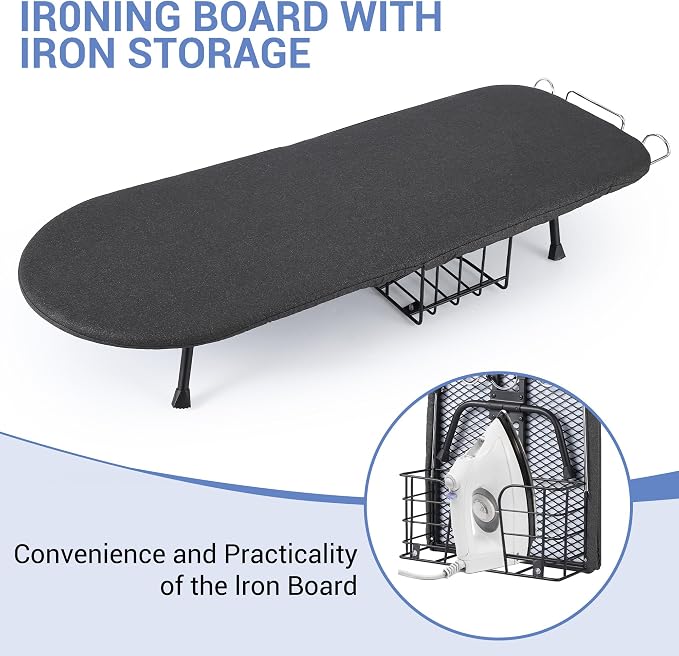 Garvee Tabletop Ironing Board, Small Portable Foldable Iron Board - Image 3