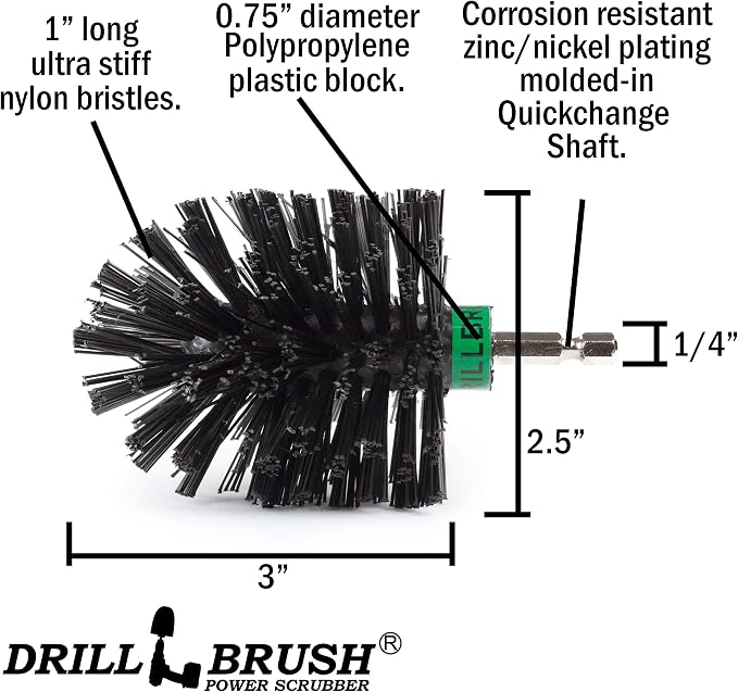 Ultra Stiff Black Electric Spin Scrubber - Image 5