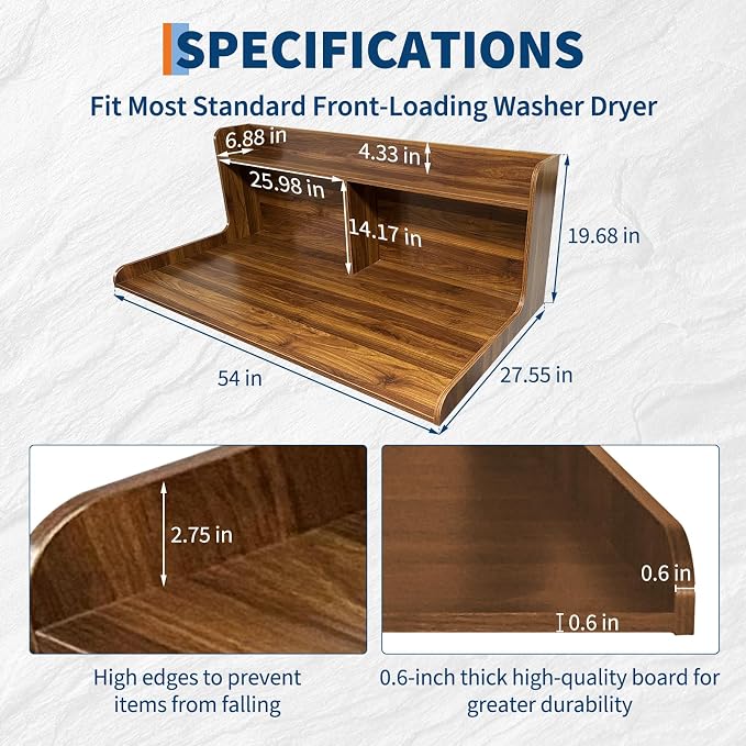 2-Tier Washer Dryer Countertop - Image 2