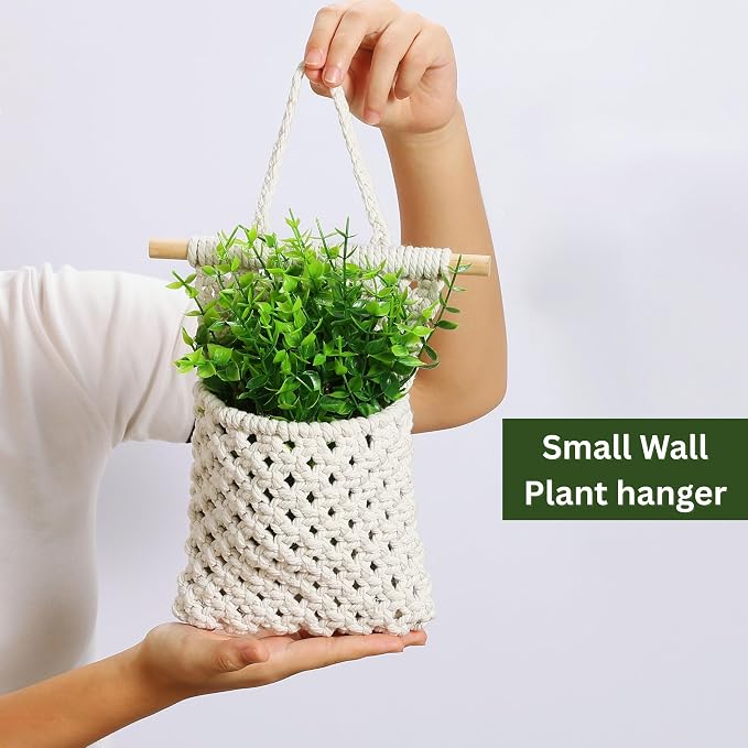 2 Packs Macrame Wall Planters - Image 2