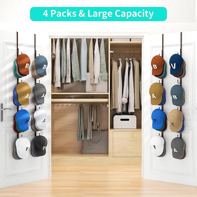 HapiRm Over Door Hat Rack - Image 4