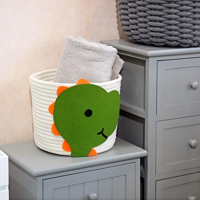 T&T Homewares Small Cotton Rope Baskets - Image 5