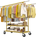 Raybee 74" W Clothes Rack Load 630 LBS, Clothing Racks by Raybee