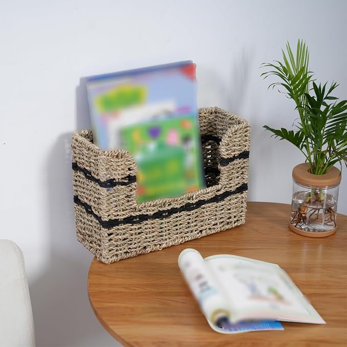 Handmade Seagrass Woven Hanging Basket - Image 7
