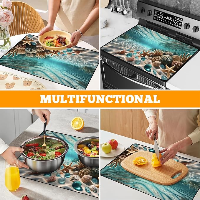 Multi-Design Stove Top Cover for Glass/Electric Stoves - Image 7