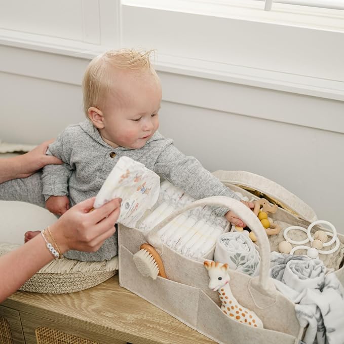 PUTSKA Baby Diaper Caddy Organizer - Image 9
