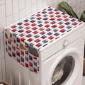 Ambesonne Tea Party Washing Machine Organizer, Britain Themed Teacup Forms by Ambesonne