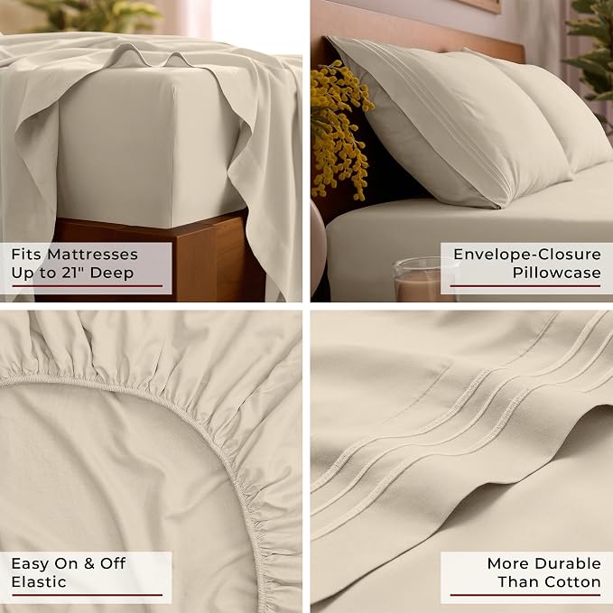 Mellanni King Sheet Set - Image 5