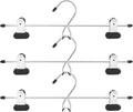 Whitmor Add Chrome/Black Skirt & Slack Hangers by Whitmor