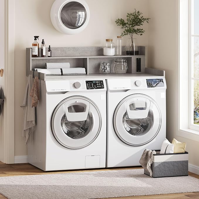 Upgraded 2-Tier Washer and Dryer Countertop - Image 3