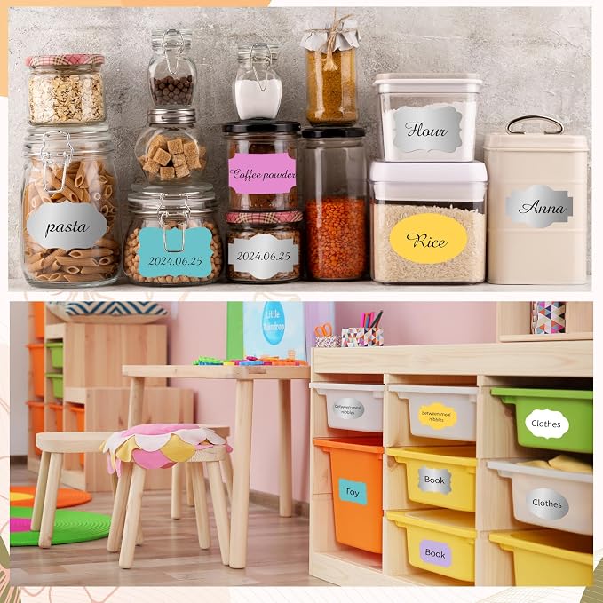 Silver Labels, Food Jars, Gift Tags - Image 3