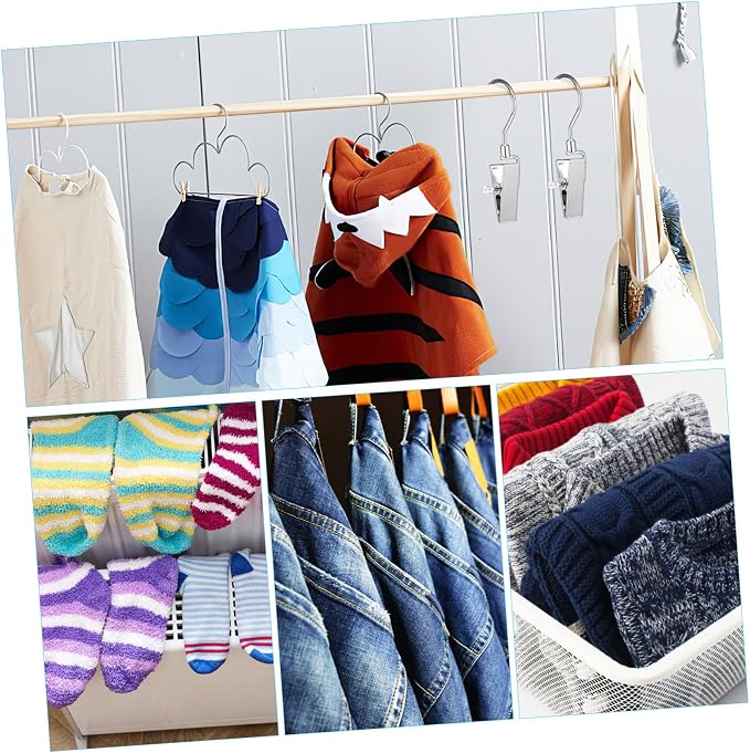 10 Pcs Rotatable Laundry Clips - Image 7