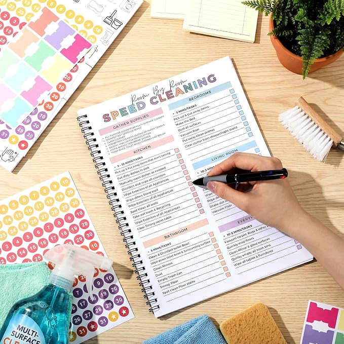 3 Pack Planner Set, Cleaning Schedule and Checklist Organizer Notebook Daily - Image 5
