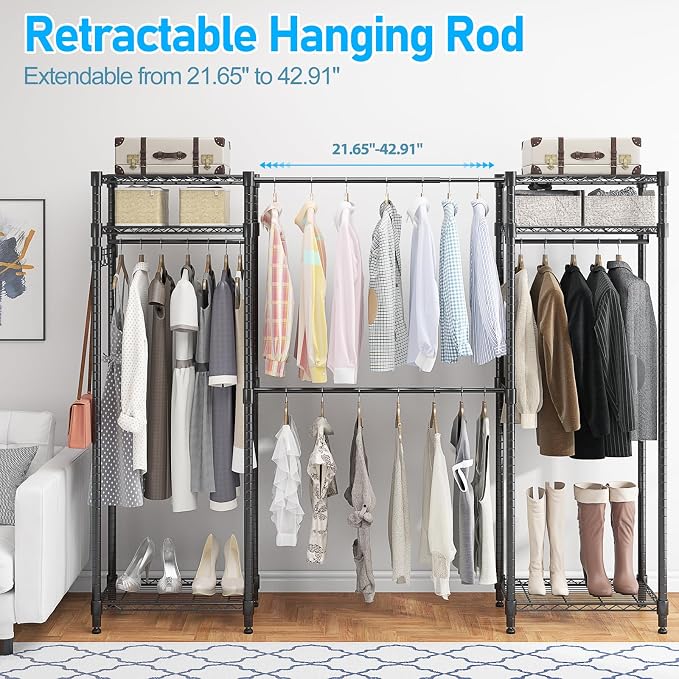 Homdox Heavy Duty Garment Rack - Image 5