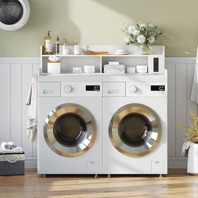 Upgraded 2-Tier Washer and Dryer Countertop - Image 9