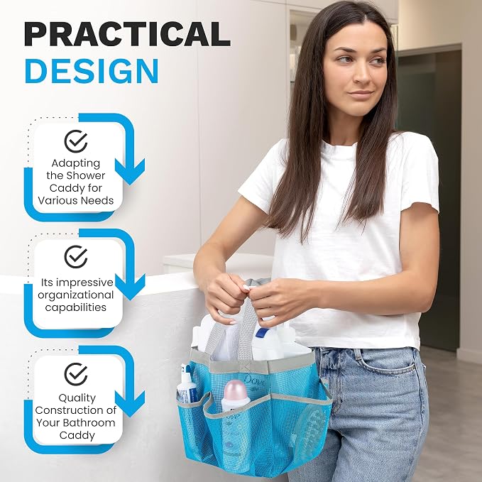 Handy Laundry Mesh Shower Caddy - Image 4